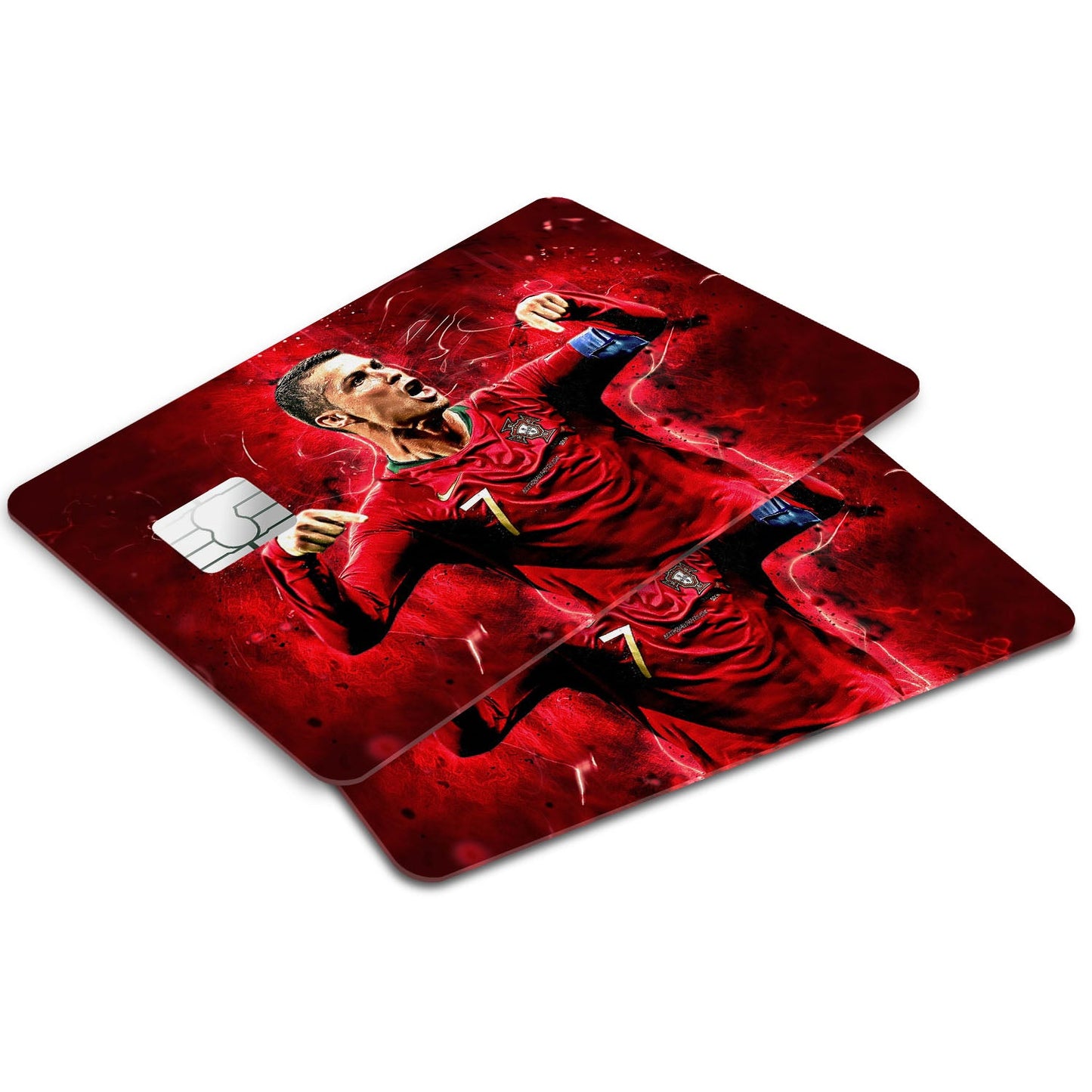 Flex Designs Credit Card Ronaldo Portugal National Team Window Skins - Sports Soccer Credit Card & Debit Card Skin