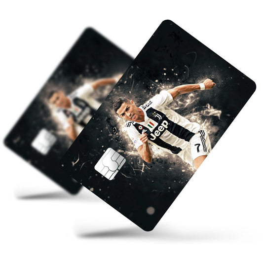 Flex Designs Credit Card Juventus Ronaldo Full Skins - Sports Soccer Credit Card & Debit Card Skin