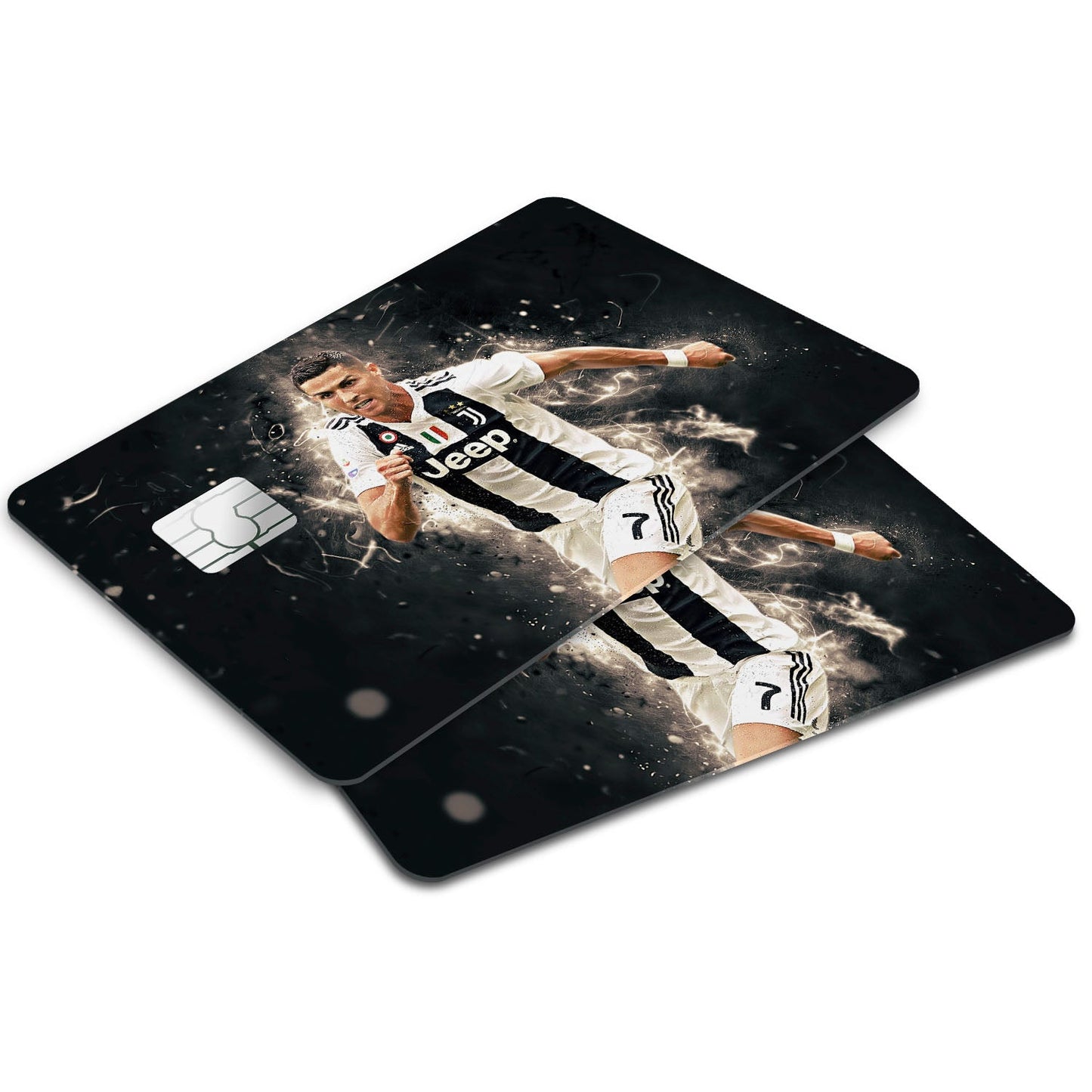Flex Designs Credit Card Juventus Ronaldo Window Skins - Sports Soccer Credit Card & Debit Card Skin
