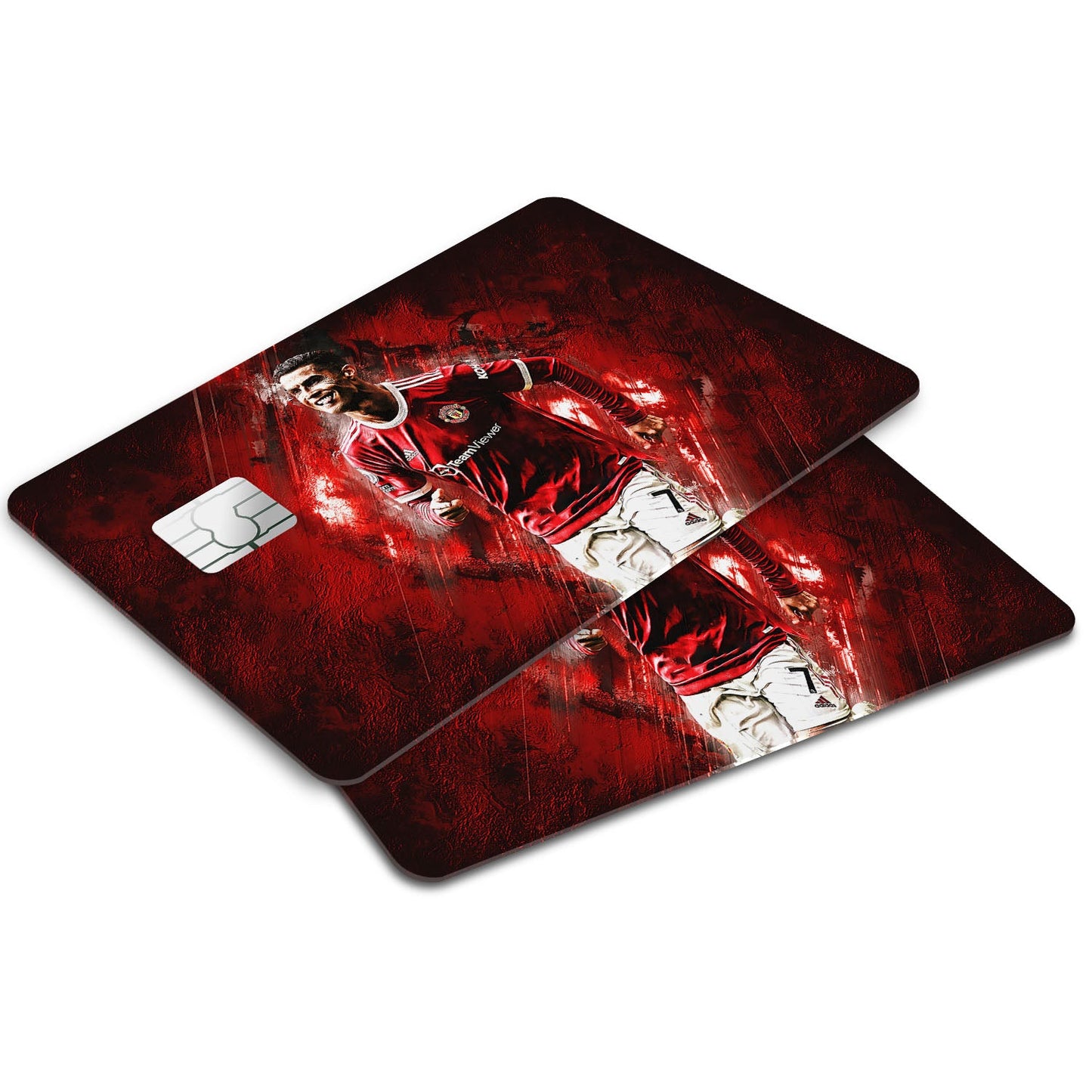 Flex Designs Credit Card Manchester United Ronaldo Window Skins - Sports Soccer Credit Card & Debit Card Skin