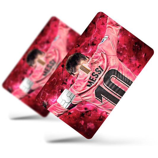 Flex Designs Credit Card Lionel Messi Celebration Full Skins - Sports Soccer Credit Card & Debit Card Skin