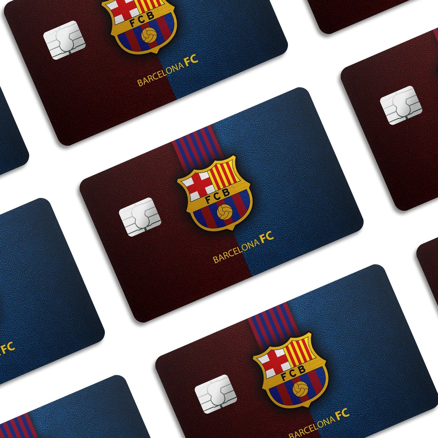 Flex Designs Credit Card FC Barcelona Window Skins - Sports Soccer Credit Card & Debit Card Skin