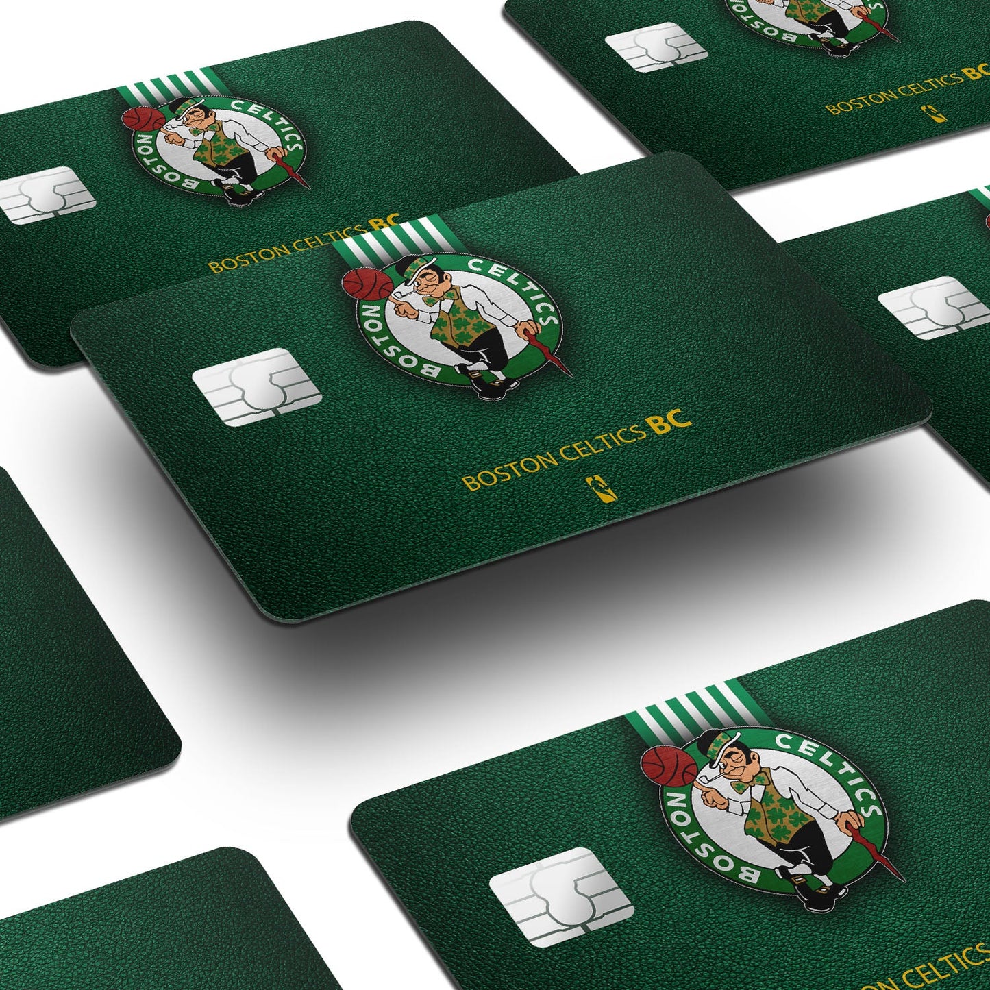 Flex Designs Credit Card Boston Celtics Window Skins - Sports Basketball Credit Card & Debit Card Skin