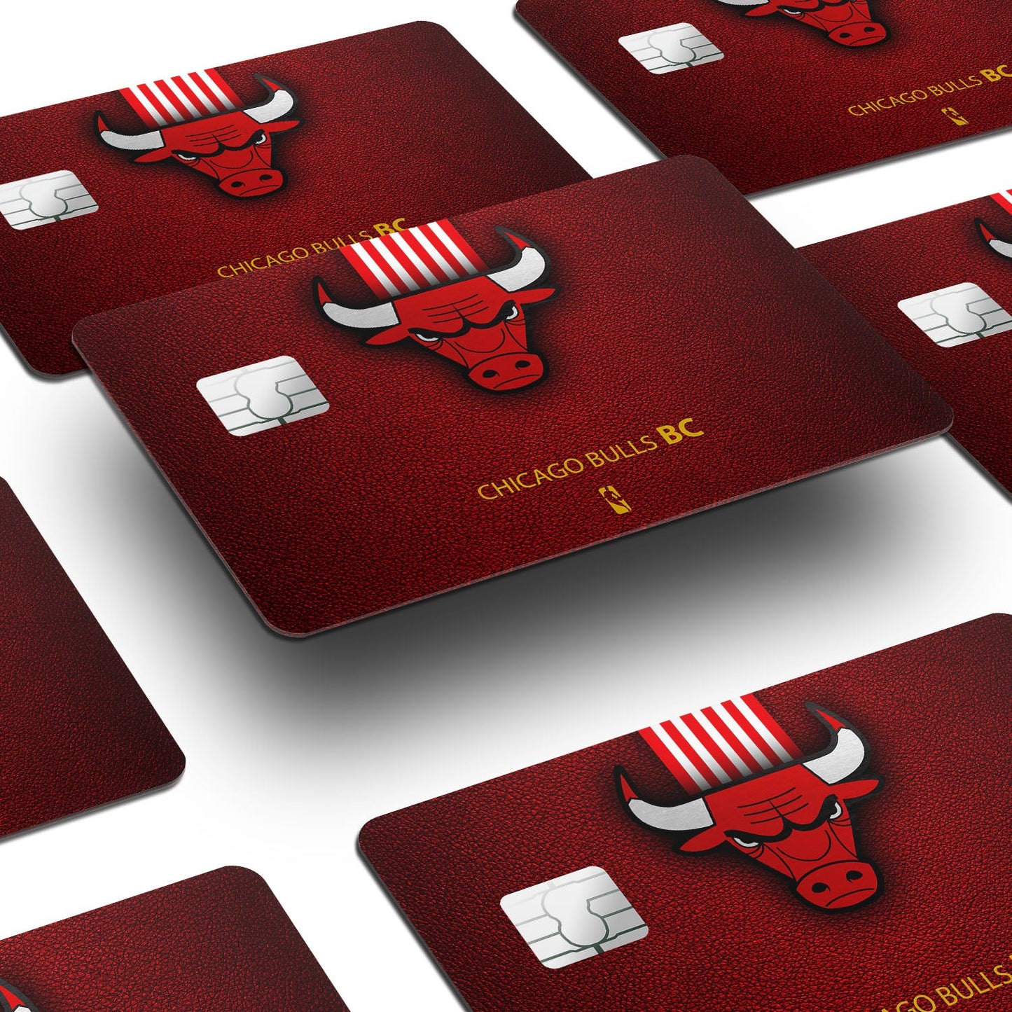 Flex Designs Credit Card Chicago Bulls Window Skins - Sports Basketball Credit Card & Debit Card Skin