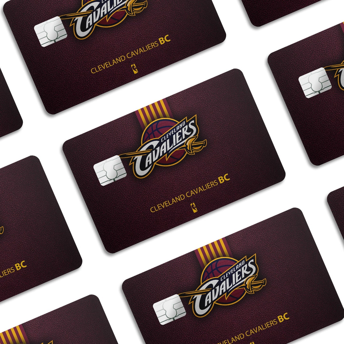 Flex Designs Credit Card Cleveland Cavaliers Window Skins - Sports Basketball Credit Card & Debit Card Skin