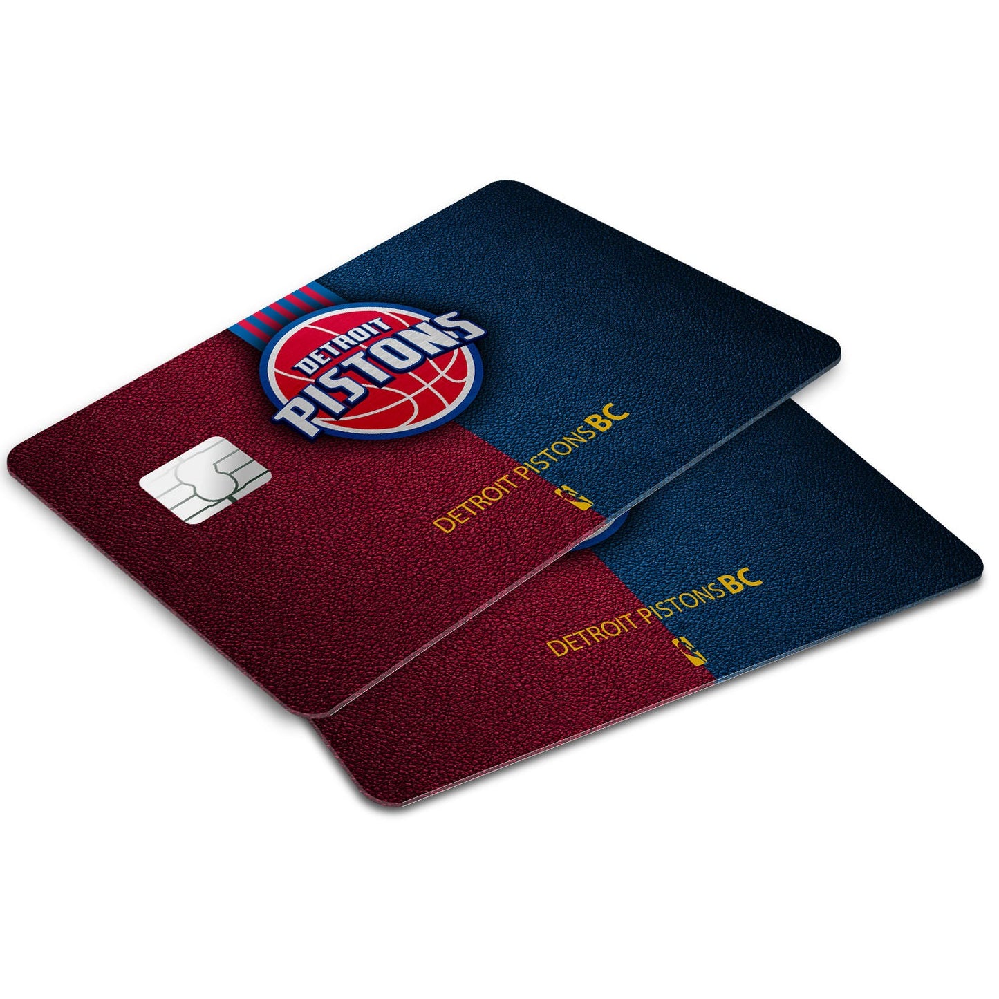 Flex Designs Credit Card Detroit Pistons Window Skins - Sports Basketball Credit Card & Debit Card Skin