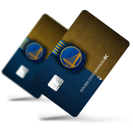 Flex Designs Credit Card Golden State Warriors Full Skins - Sports Basketball Credit Card & Debit Card Skin