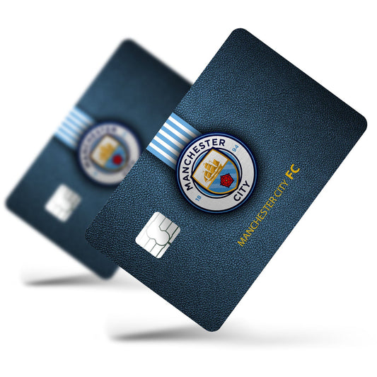 Flex Designs Credit Card Manchester City Full Skins - Sports Soccer Credit Card & Debit Card Skin