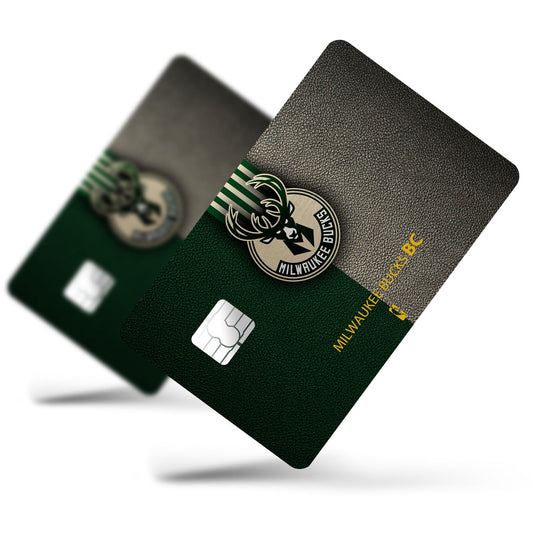 Flex Designs Credit Card Milwaukee Bucks Full Skins - Sports Basketball Credit Card & Debit Card Skin