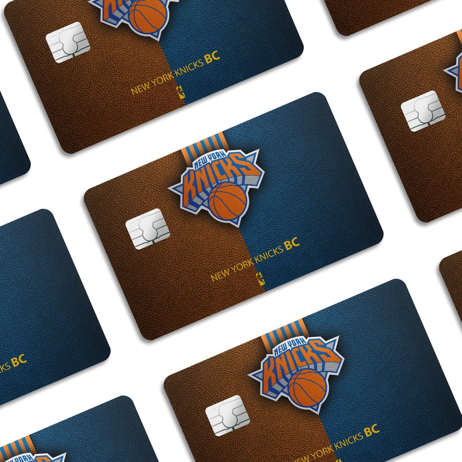 Flex Designs Credit Card New York Knicks Window Skins - Sports Basketball Credit Card & Debit Card Skin