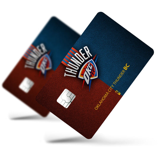 Flex Designs Credit Card Oklahoma City Thunder Full Skins - Sports Basketball Credit Card & Debit Card Skin