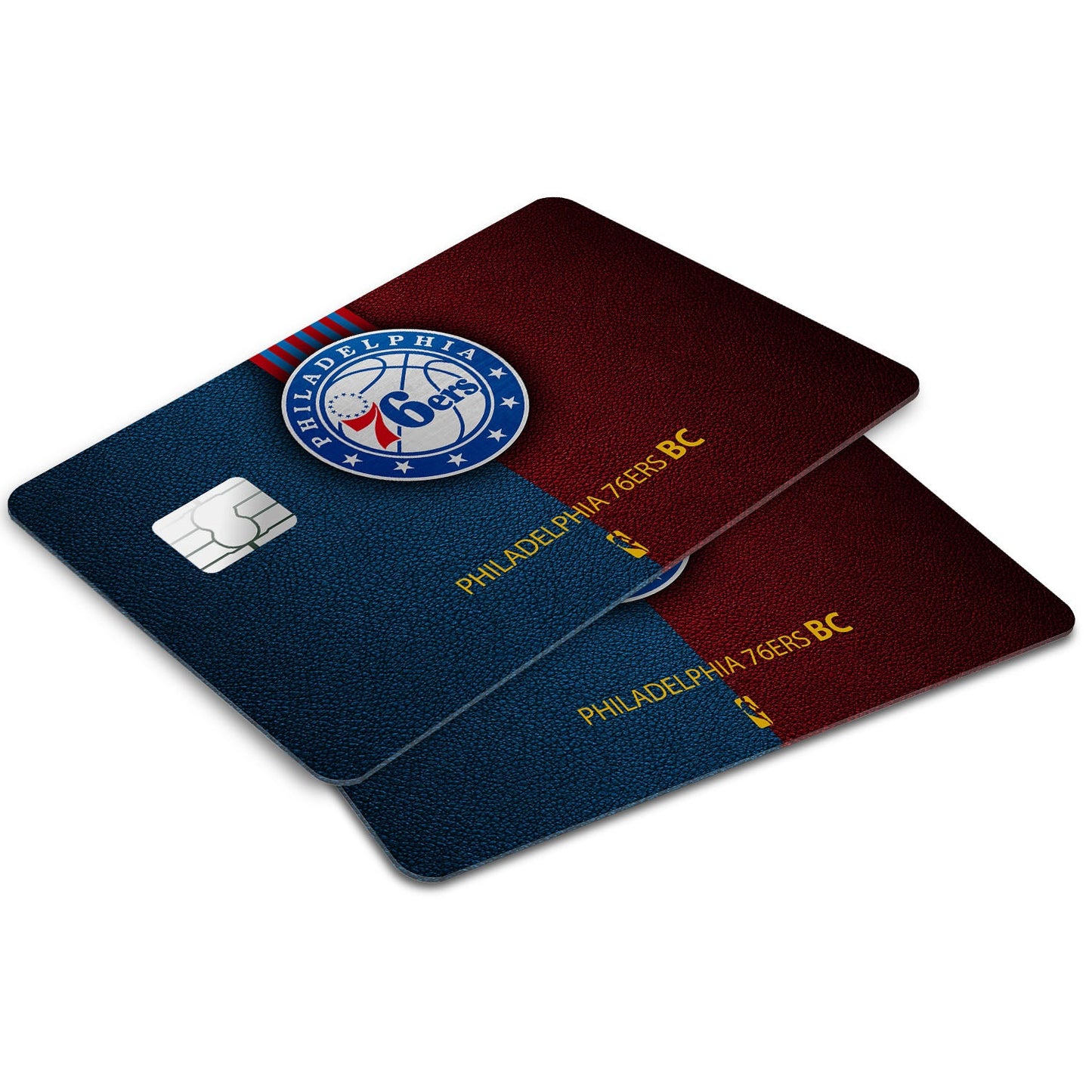 Flex Designs Credit Card Philadelphia 76ers Window Skins - Sports Basketball Credit Card & Debit Card Skin