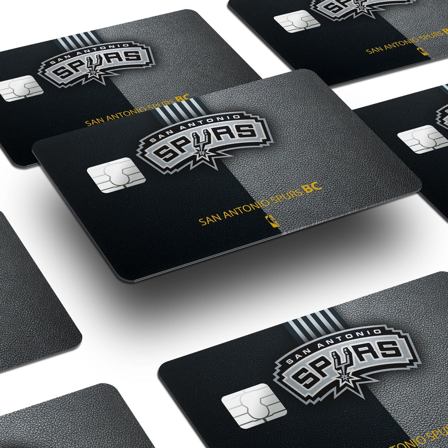 Flex Designs Credit Card San Antonio Spurs Window Skins - Sports Basketball Credit Card & Debit Card Skin