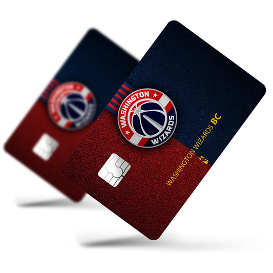 Flex Designs Credit Card Washington Wizards Full Skins - Sports Basketball Credit Card & Debit Card Skin