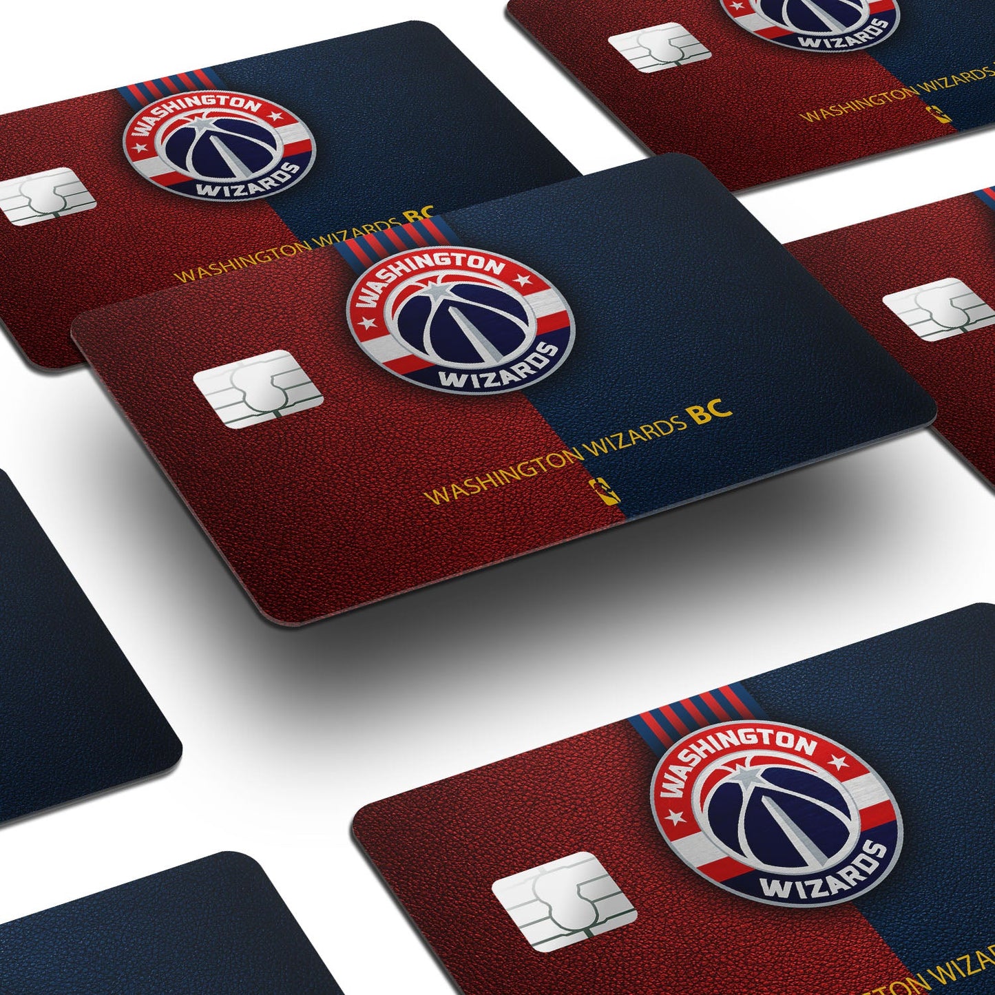Flex Designs Credit Card Washington Wizards Window Skins - Sports Basketball Credit Card & Debit Card Skin