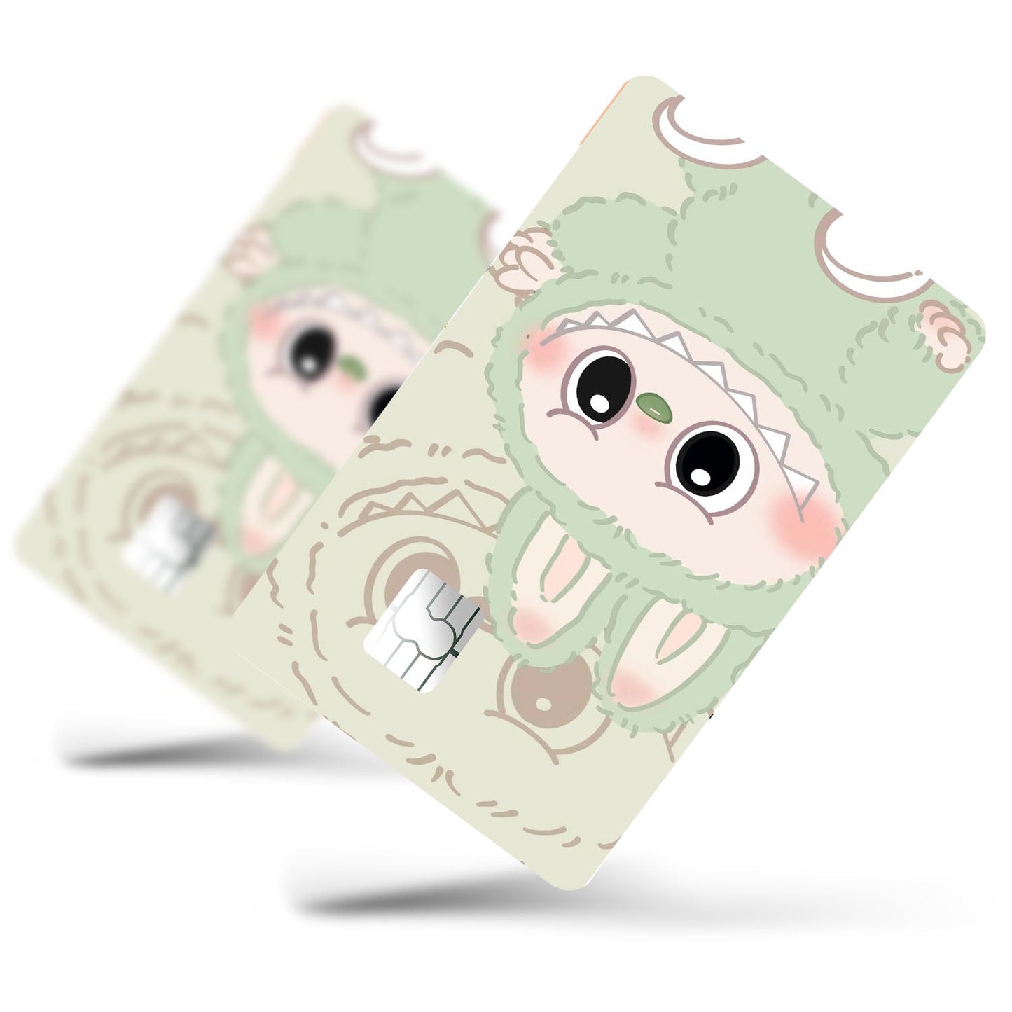 Flex Designs Credit Card Labubu Mint Full Skins - Kpop Credit Card & Debit Card Skin