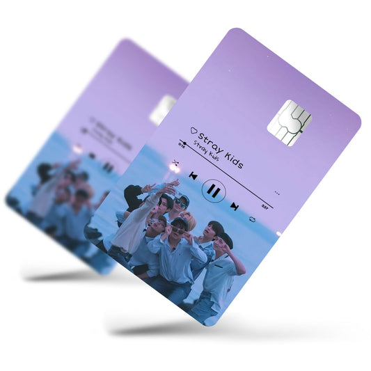 Flex Designs Credit Card Stray Kids Cover Half Skins - Kpop Artist Credit Card & Debit Card Skin