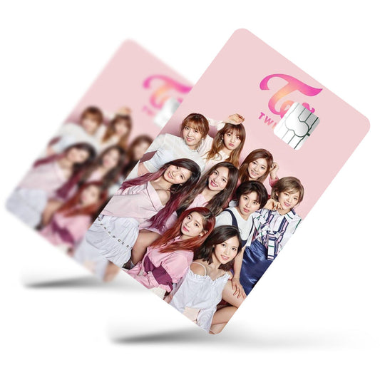 Flex Designs Credit Card TWICE Half Skins - Kpop Artist Credit Card & Debit Card Skin