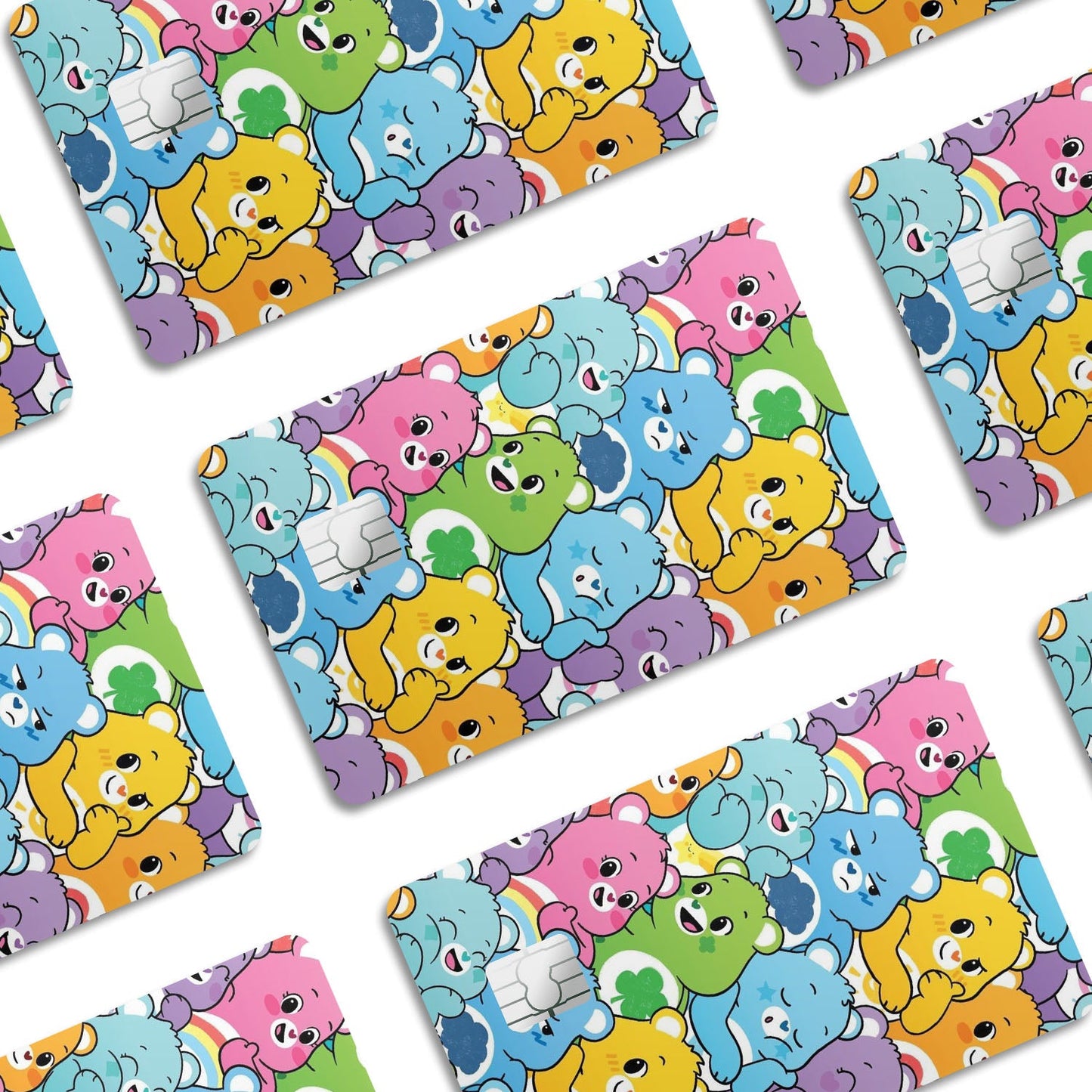 Flex Designs Credit Card Carebear Pattern Window Skins - Pattern Credit Card & Debit Card Skin