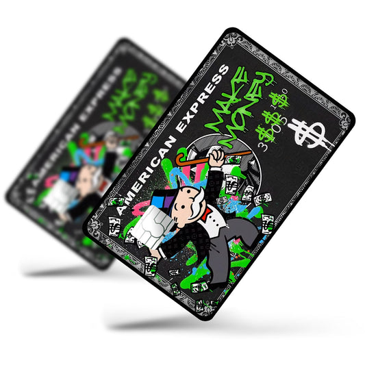 Flex Designs Credit Card Monopoly Amex Full Skins - Meme Credit Card & Debit Card Skin
