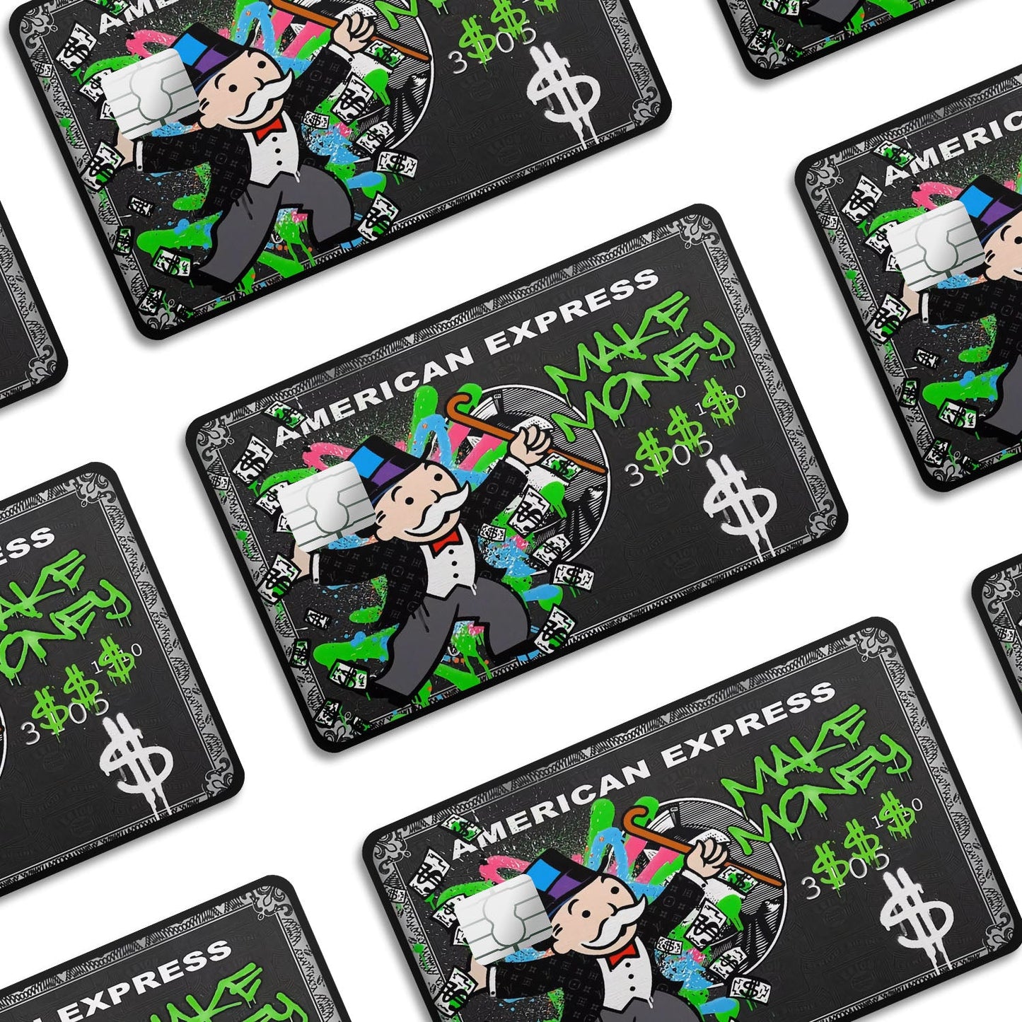 Flex Designs Credit Card Monopoly Amex Window Skins - Meme Credit Card & Debit Card Skin