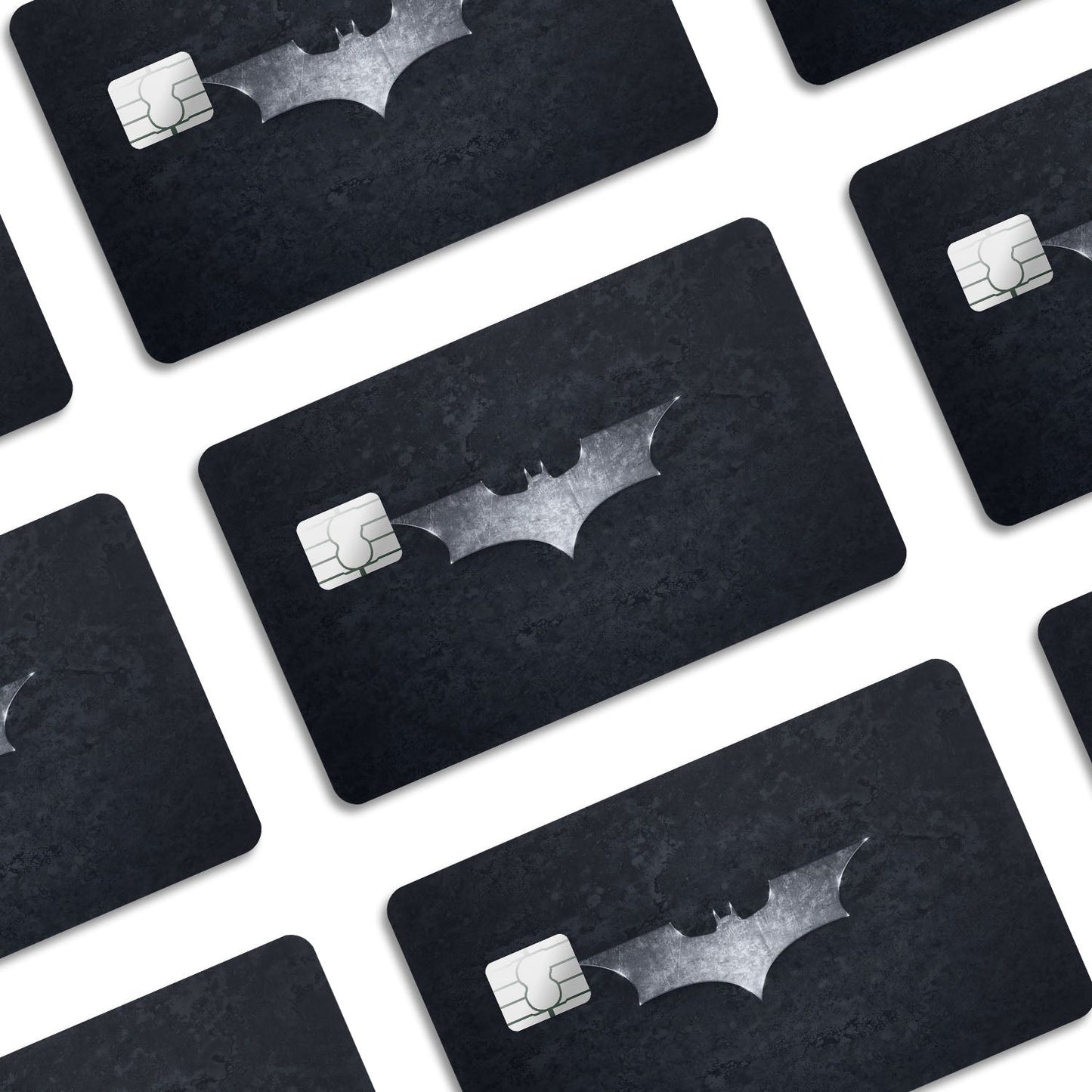 Flex Designs Credit Card Batman Comics Logo Window Skins - Superhero Batman Credit Card & Debit Card Skin