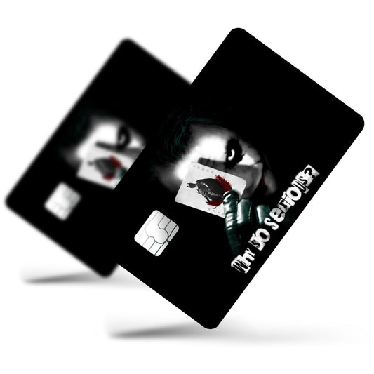 Flex Designs Credit Card Batman Joker Why So Serious Full Skins - Superhero Batman Credit Card & Debit Card Skin
