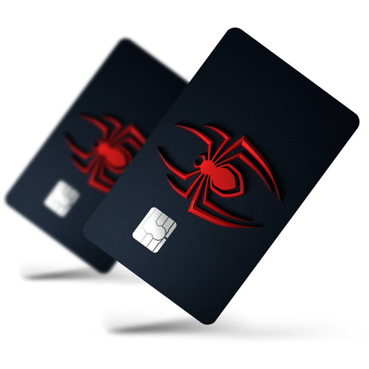 Flex Designs Credit Card Spiderman Miles Morales Logo Full Skins - Superhero Mavel Credit Card & Debit Card Skin