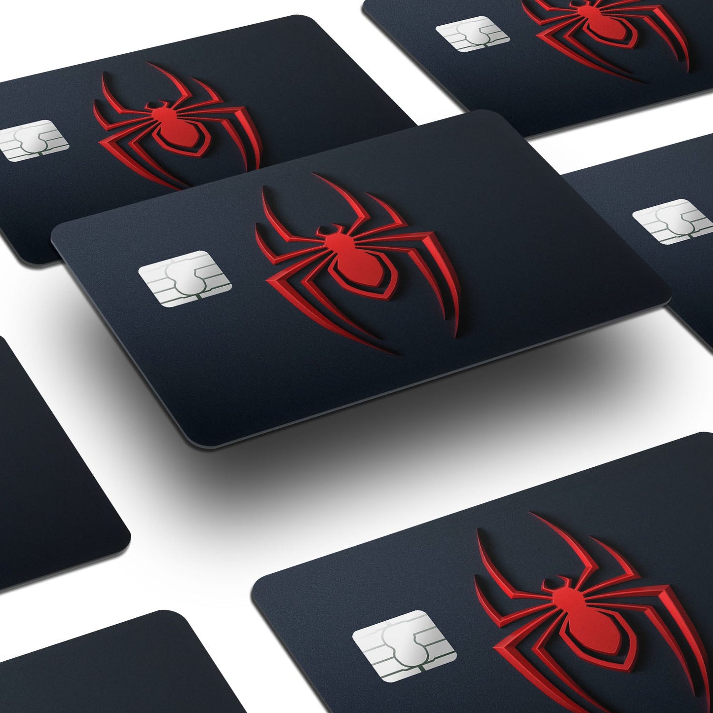 Flex Designs Credit Card Spiderman Miles Morales Logo Window Skins - Superhero Mavel Credit Card & Debit Card Skin