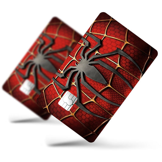 Flex Designs Credit Card Spider-Man Symbol Full Skins - Superhero Mavel Credit Card & Debit Card Skin