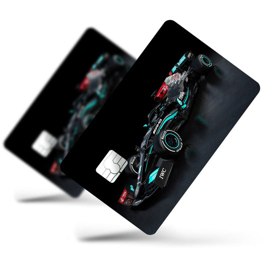 Flex Designs Credit Card F1 Mercedes AMG W Full Skins - Cars Credit Card & Debit Card Skin