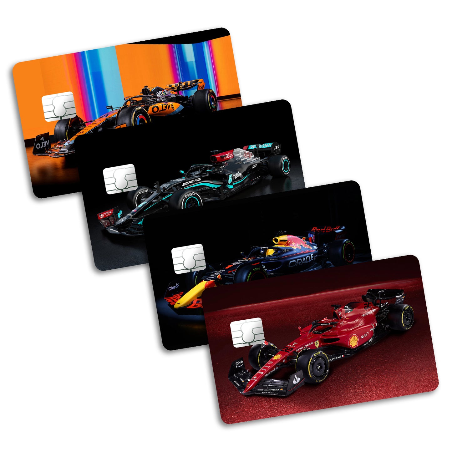 Formula One Cars Bundle Credit Card & Debit Card Skin