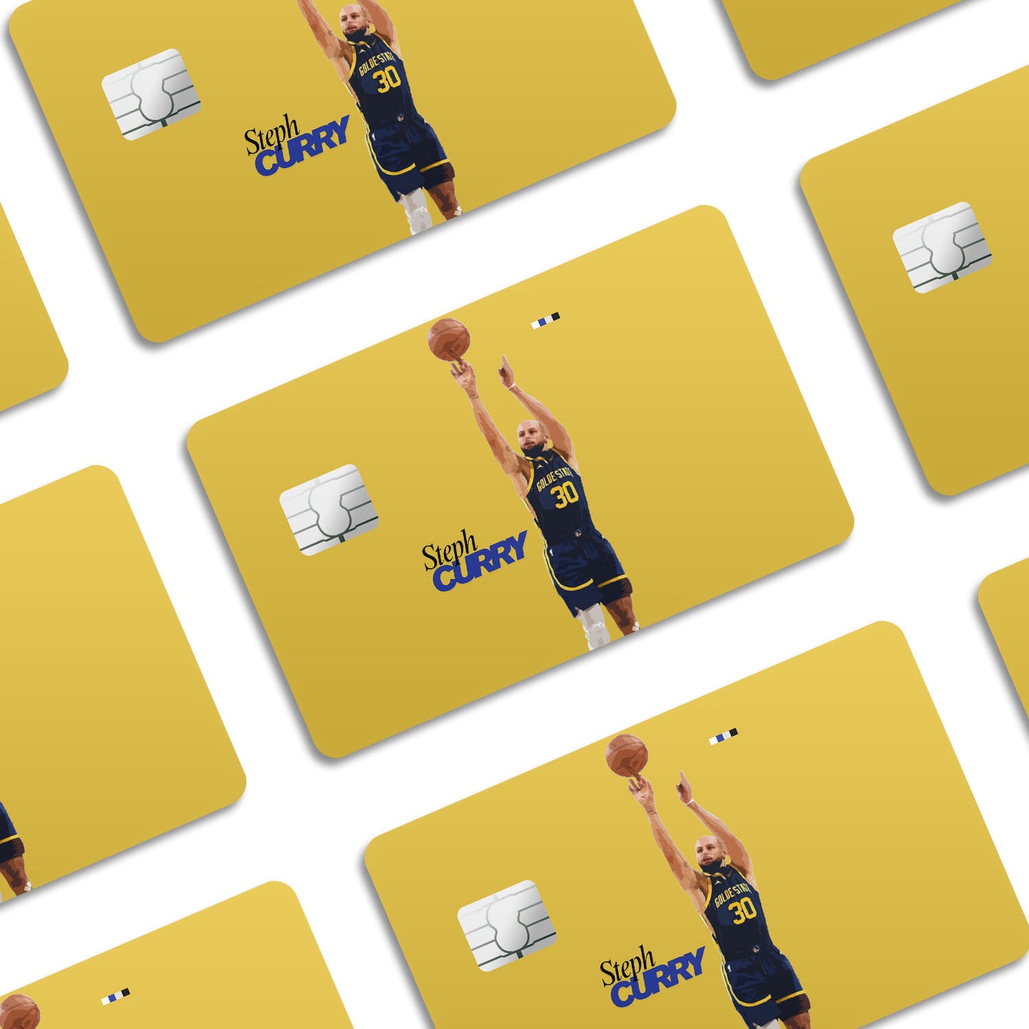 Flex Designs Credit Card Steph Curry NBA FlexM Window Skins - Sports Credit Card & Debit Card Skin