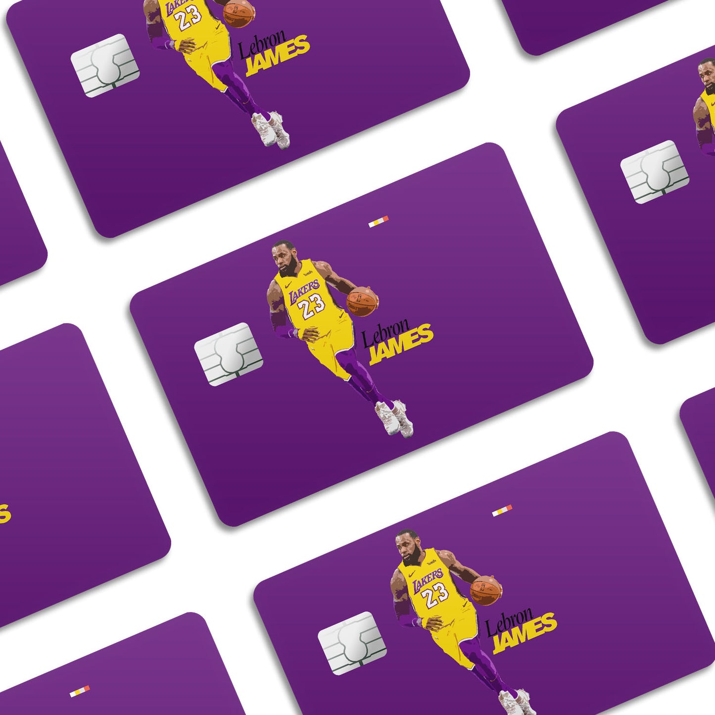 Flex Designs Credit Card Lebron James NBA FlexM Window Skins - Sports Credit Card & Debit Card Skin