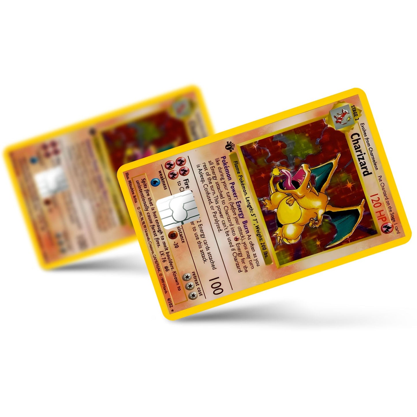 Flex Designs Credit Card Pokemon Charizard Card Full Skins - Anime Pokemon Credit Card & Debit Card Skin
