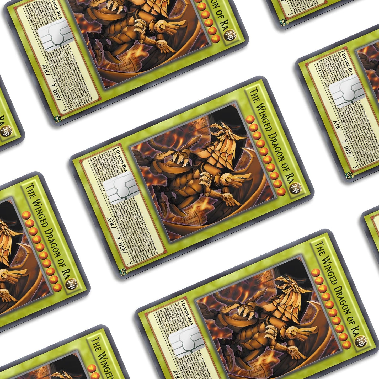 Flex Designs Credit Card Yugioh Winged Dragon of Ra Window Skins - Anime Yu-Gi-Oh Credit Card & Debit Card Skin