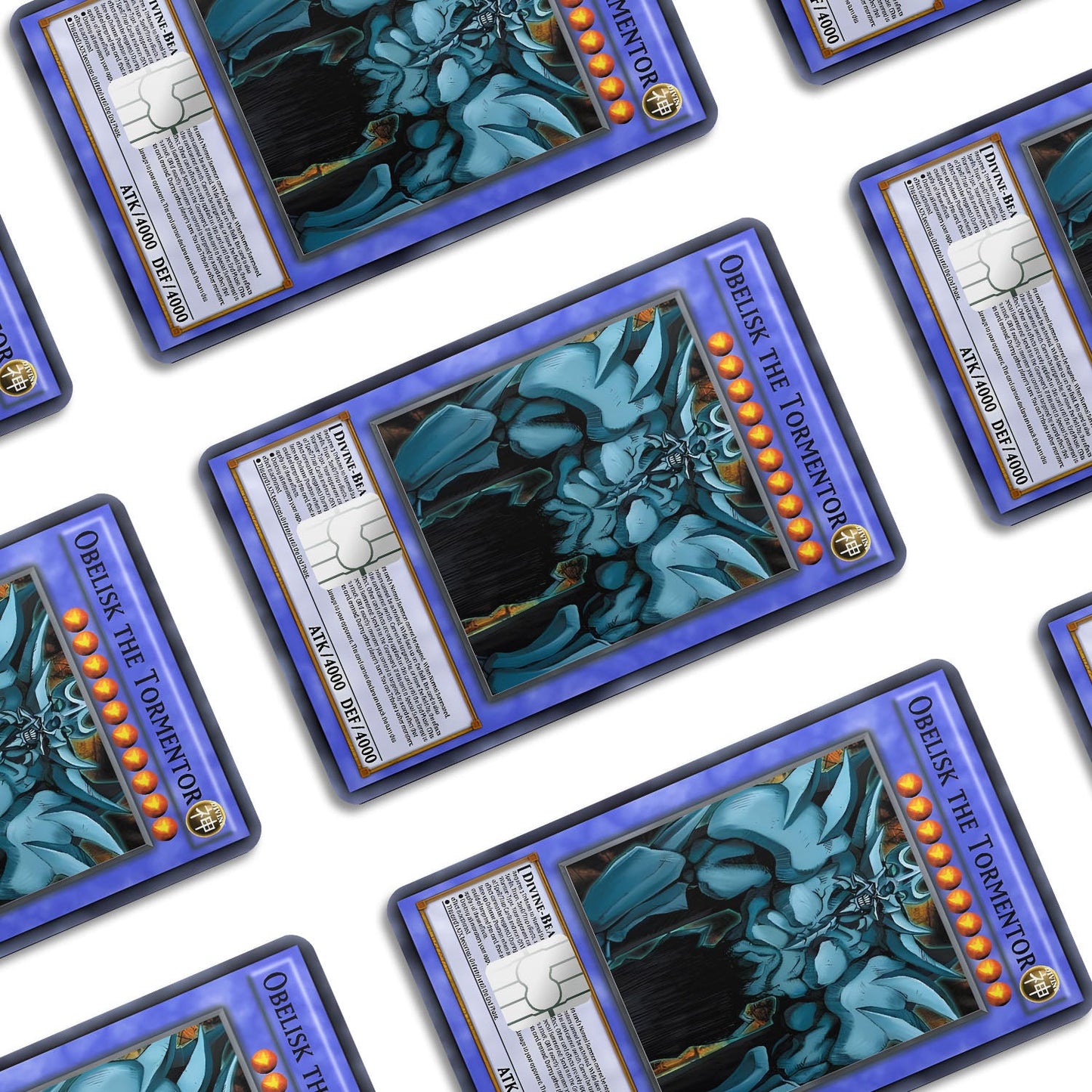 Flex Designs Credit Card Yugioh Obelisk the Tormentor Window Skins - Anime Yu-Gi-Oh Credit Card & Debit Card Skin