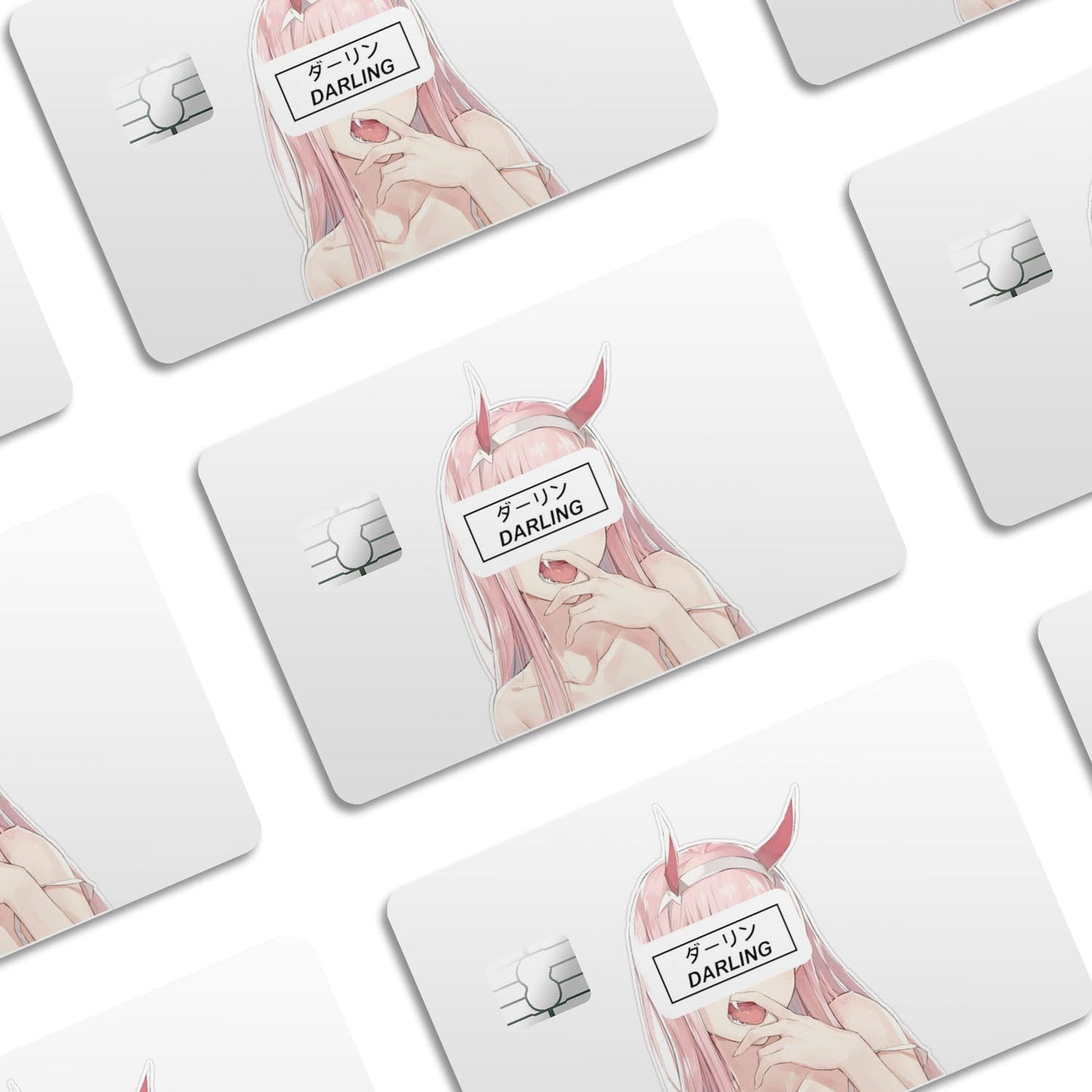 Flex Designs Credit Card Zero Two Window Skins - Anime Darling in the Franxx Credit Card & Debit Card Skin