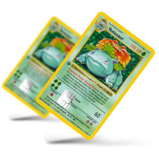 Flex Designs Credit Card Pokemon Venusaur Card Full Skins - Anime Pokemon Credit Card & Debit Card Skin