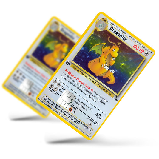 Flex Designs Credit Card Pokemon Dragonite Card Full Skins - Anime Pokemon Credit Card & Debit Card Skin