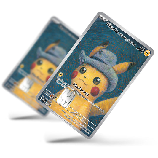 Flex Designs Credit Card Pokemon Grey Hat Pikachu Card Full Skins - Anime Pokemon Credit Card & Debit Card Skin