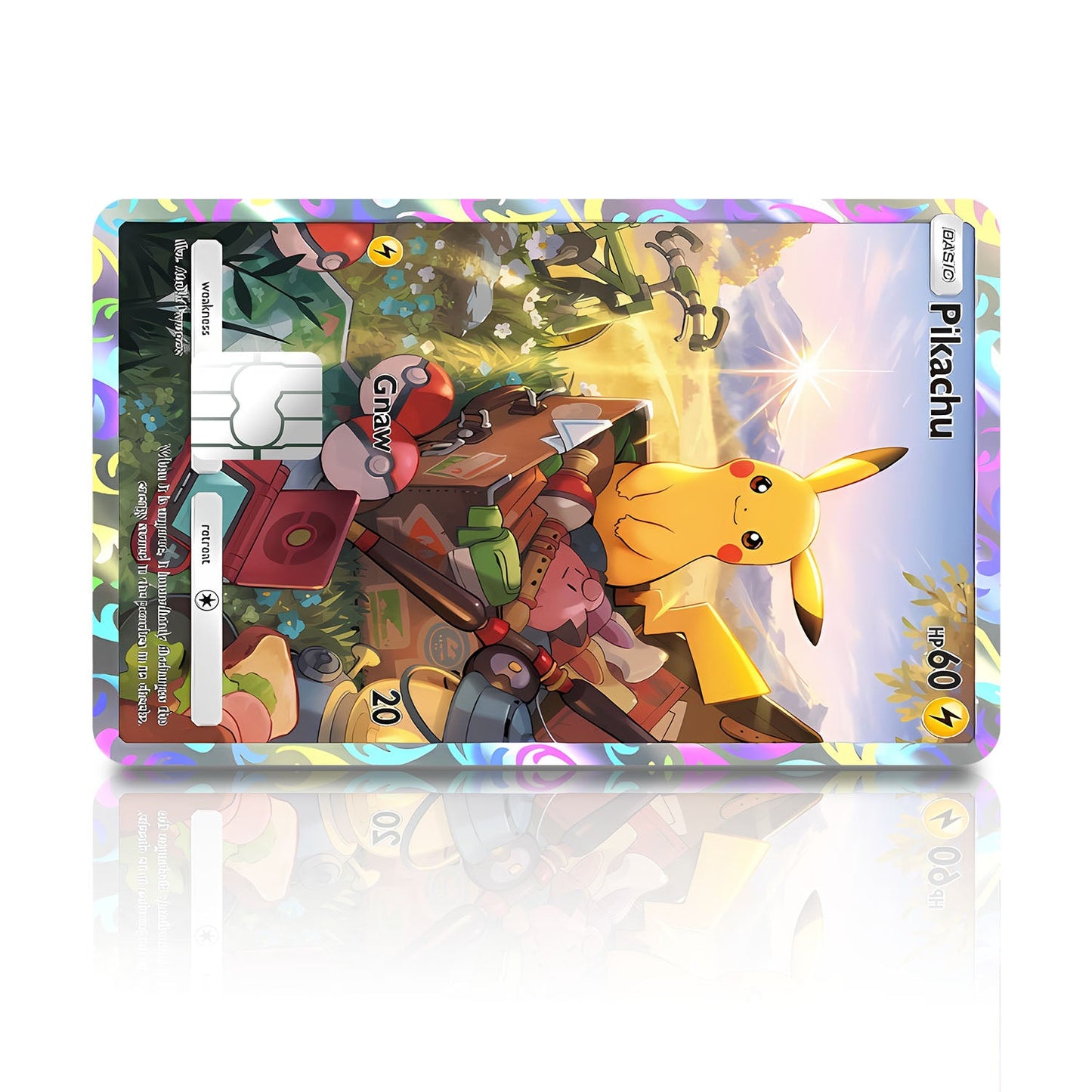 Flex Designs Credit Card Pokemon Pikachu Pocket Card Full Skins - Anime Pokemon Credit Card & Debit Card Skin