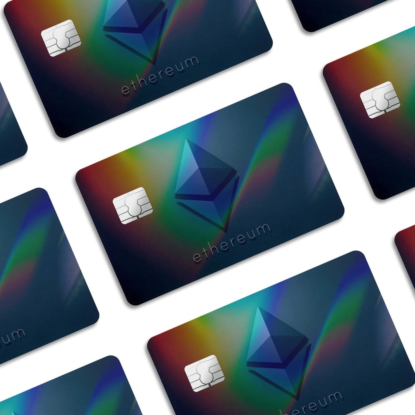Flex Designs Holographic Credit Card Ethereum Concept Art Window Skins - Meme Holographic Credit Card & Debit Card Skin