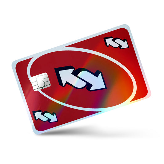 Uno Playing Cards Holographic Bundle Credit Card & Debit Card Skin