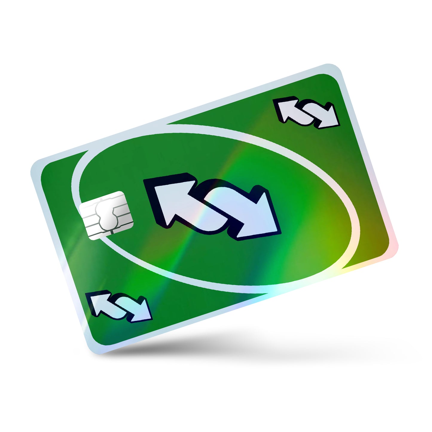 Uno Playing Cards Holographic Bundle Credit Card & Debit Card Skin