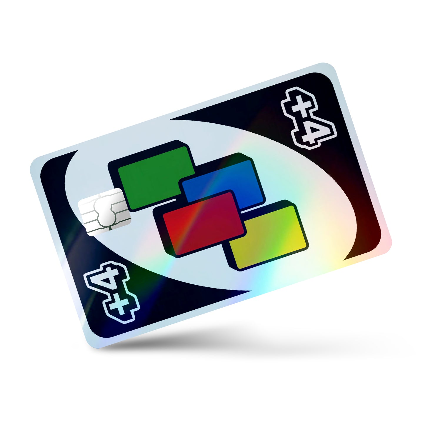Uno Playing Cards Holographic Bundle Credit Card & Debit Card Skin