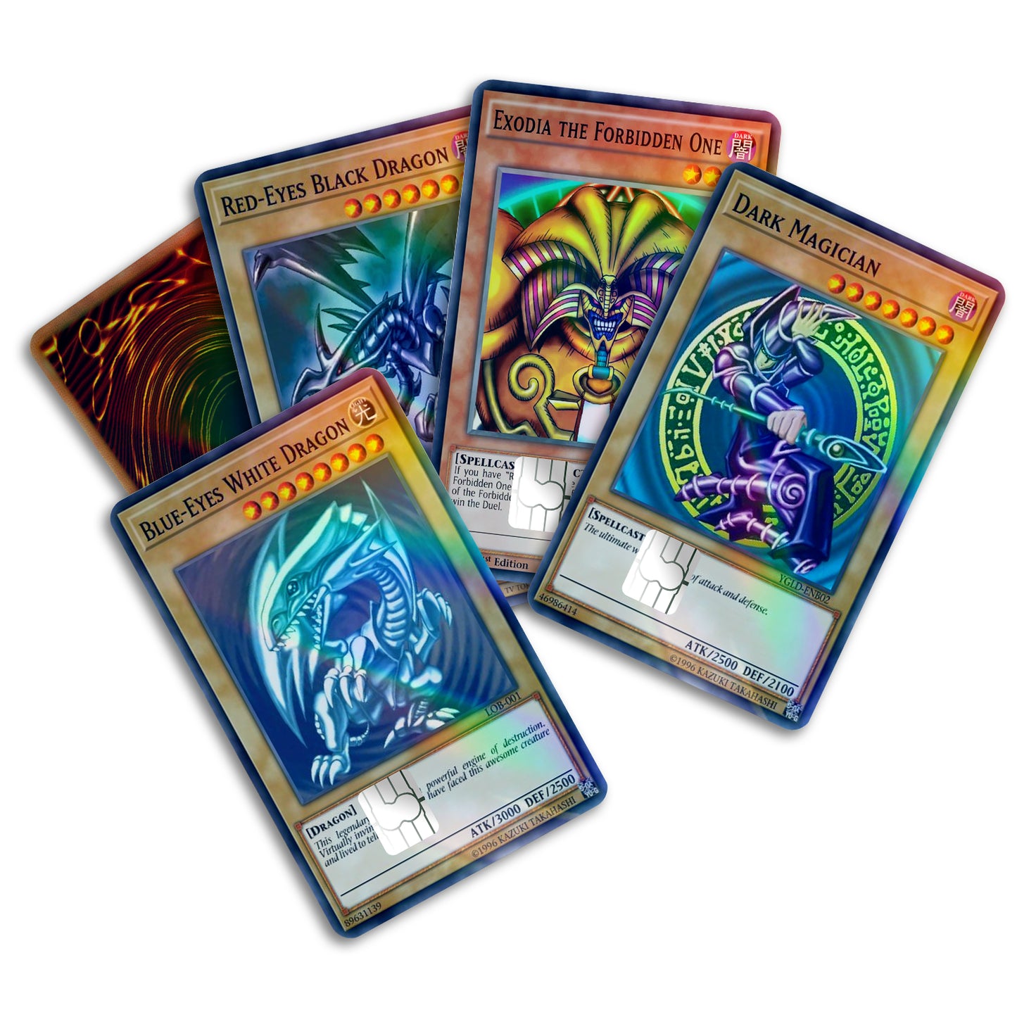 Yugioh Cards Holographic Bundle Credit Card & Debit Card Skin