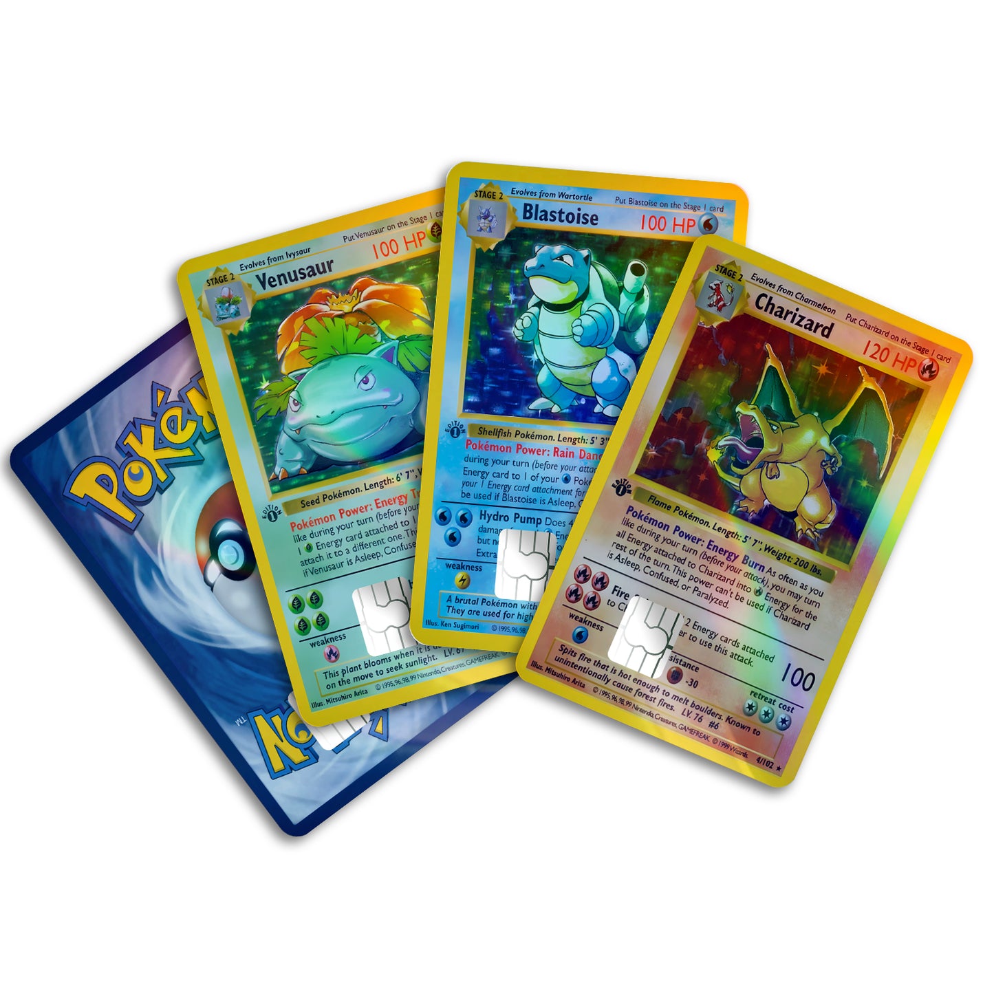 Pokemon Kanto Evolution Holographic Bundle Credit Card & Debit Card Skin