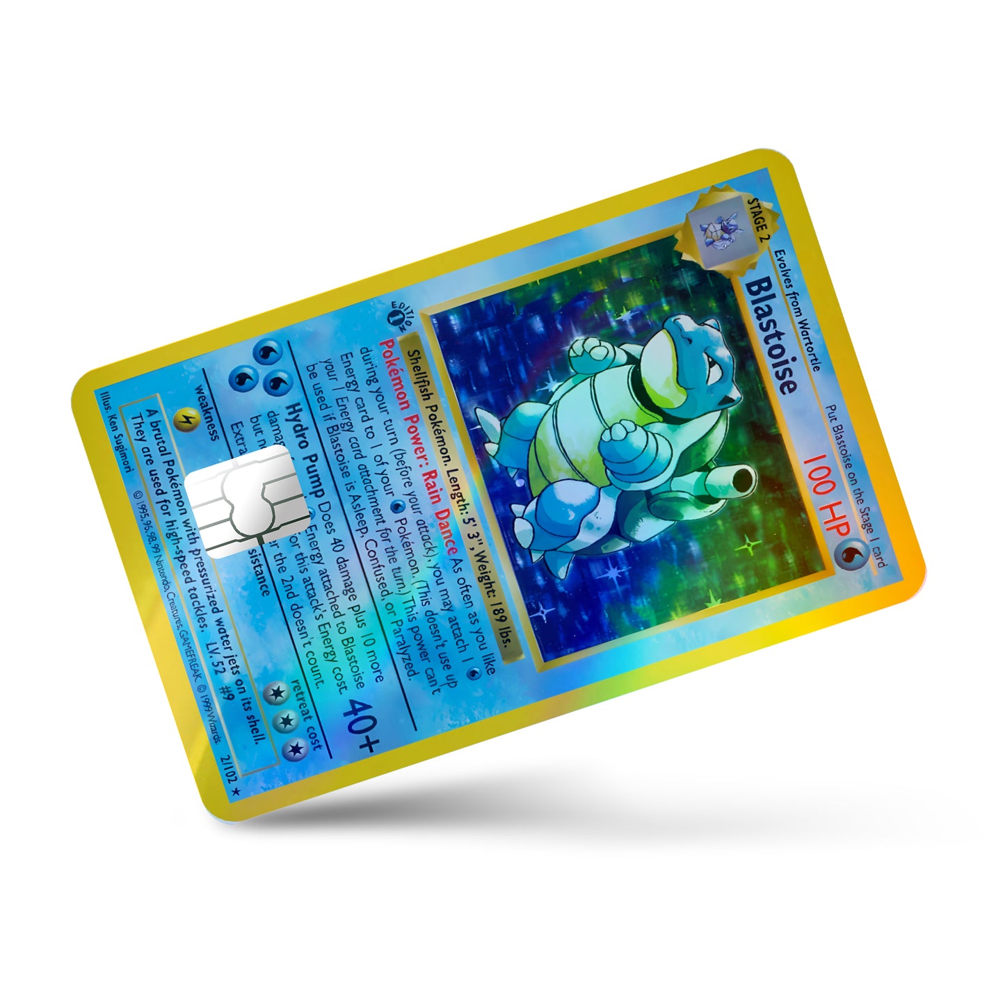 Pokemon Kanto Evolution Holographic Bundle Credit Card & Debit Card Skin