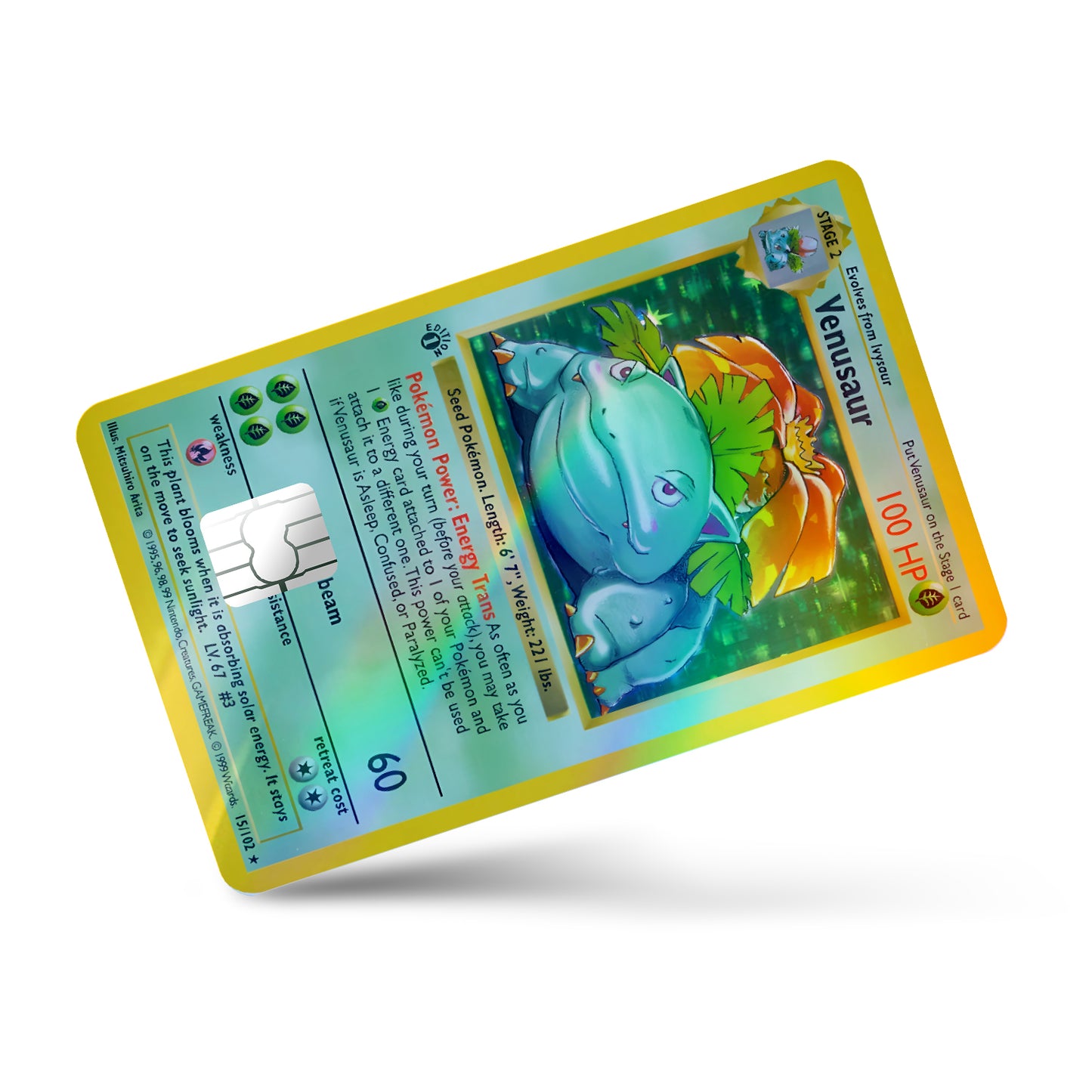 Pokemon Kanto Evolution Holographic Bundle Credit Card & Debit Card Skin